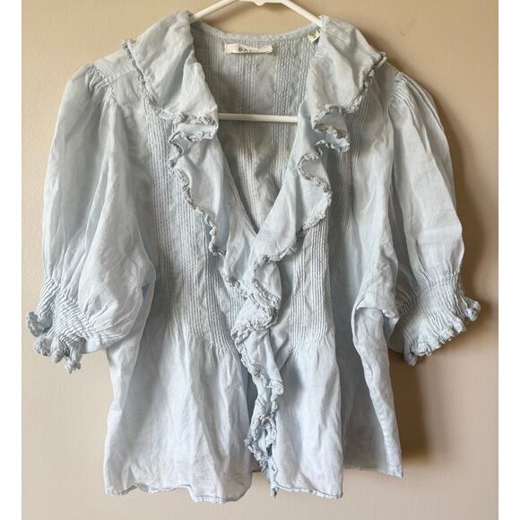 DOEN Henri Top in Alice Blue M - Picture 4 of 11